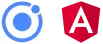 Ionic + Angular.Js Logo