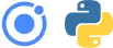 Ionic + Python Logo