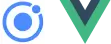Ionic + Vue.Js Logo