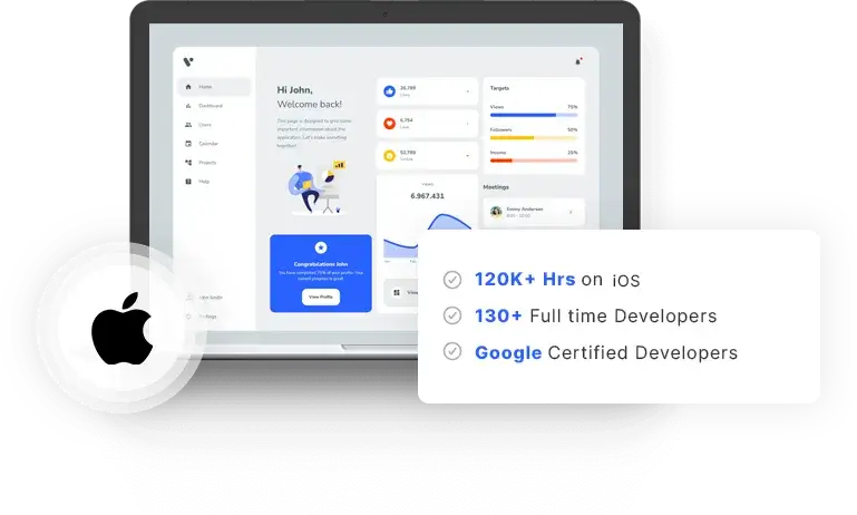 Why Businesses Choose eLuminous to Hire iOS Developers Logo