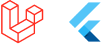 Laravel + Flutter Logo