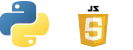 Python with JavaScript Logo