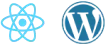 React Native with WordPress Logo