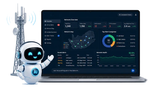 Agentic AI to Enhance Telecom Network Operations interface