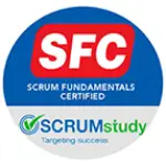 SFC Scrum Fundamentals Certified / SCRUMstudy Logo